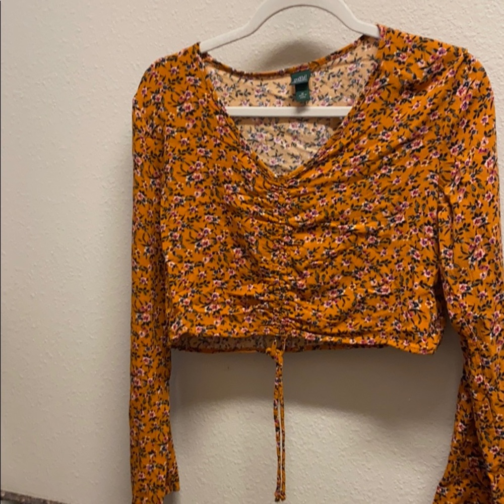 Long sleeve Blouse cropped